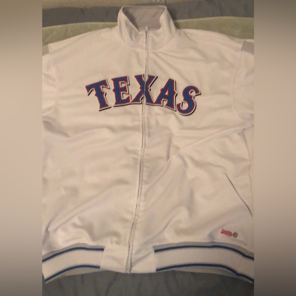 Texas Rangers blue and white jacket